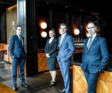 The team at Dinner by Heston Blumenthal, Melbourne, Vic is one of our finalists for Maître d' of the Year 2019.