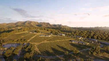 Renders of Laval Hunter Valley's private villas dotted amongst its 165-acre vineyard