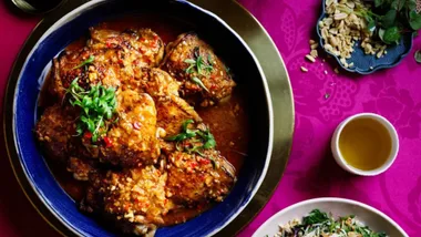 Malaysian-style spicy roast chicken (Ayam percik)
