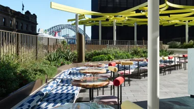 The terrace at Martinez is the ideal lunch spot to savour your lunch specials
