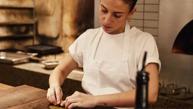 Ozge Kalvo, Gourmet Traveller's best new talent of 2025 and head chef at Olympus Dining.
