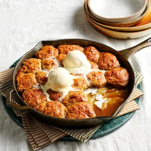 Burnt maple pear and ginger dumpling pudding