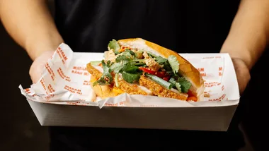 Banh Mi at the newly opened Hay St Market in Paddy's Markets Sydney